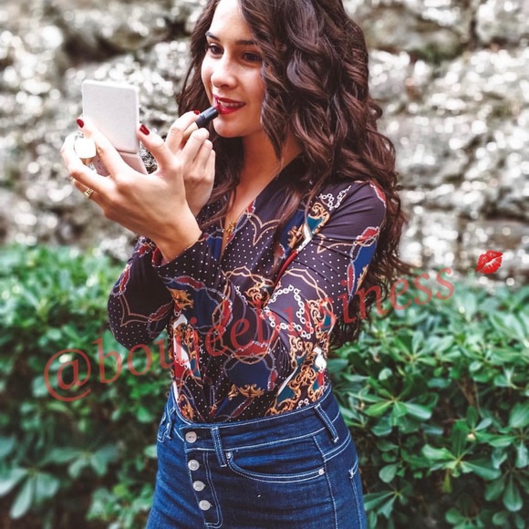 zara chain print bodysuit